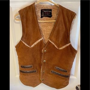 Vintage Sherpa vest by Ralph Edwards sz S - slim fit
